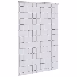 vidaXL Tenda a Rullo per Doccia 160x240 cm Quadrati - Vista aggiuntiva 3