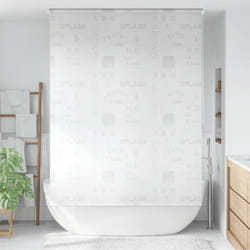 Vidaxl - Tenda a Rullo per Doccia 140x240 cm Schizzi 67931