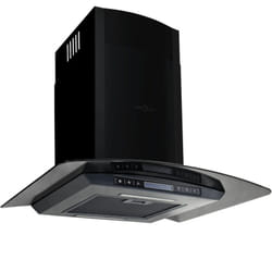 Vidaxl - Cappa Aspirante a Muro Acciaio Inox 756 m³/h 60 cm Nera 5540