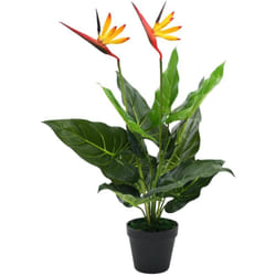 Pianta Artificiale Strelitzia Regina Uccello del Paradiso 66 cm Vidaxl 72058