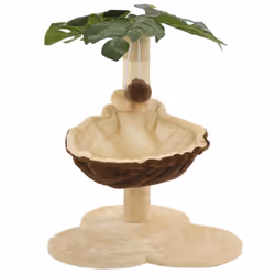 vidaXL Albero per Gatti con Tiragraffi in Sisal 50cm Beige e Marrone - Vista aggiuntiva 3
