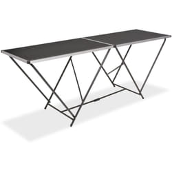 Tavolo Pieghevole per Carta da Parati mdf Alluminio 200x60x78cm Vidaxl 56348