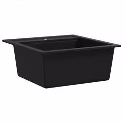 Lavello da Cucina in Granito Vasca Singola Nero cod mxl 126317 - Vista aggiuntiva 3