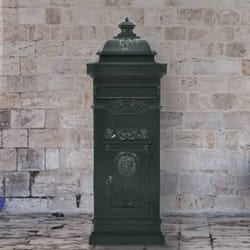 Cassetta della Posta in Alluminio Inossidabile Vintage Verde Vidaxl 1423