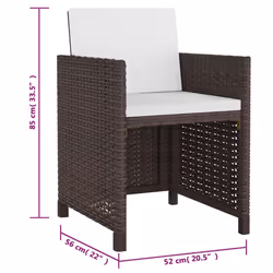 VidaXL 43899 set mobili da esterno - Vista aggiuntiva 7