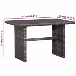 VidaXL 43915 set mobili da esterno - Vista aggiuntiva 6