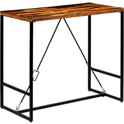 Vidaxl - Tavolino da Bar, Tavoli alti in Legno Massello di Recupero 120x60x106cm