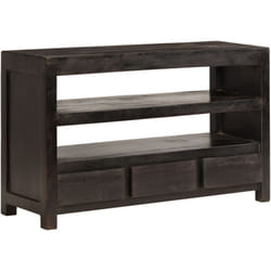 Mobile Porta TV in Legno di Acacia 120x30x40cm Marrone Scuro vidaXL