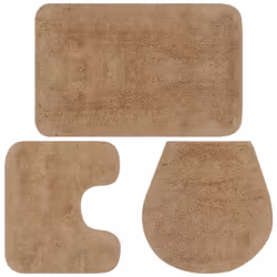 Il nostro set di tappetini per bagno crea un aspetto lussuoso nel bagno e fornisce una piacevole sensazione. Realizzati in co ...