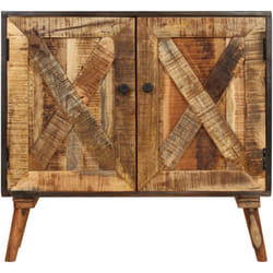 Vidaxl - Credenza in Legno Massello di Mango 85x30x75 cm 945485