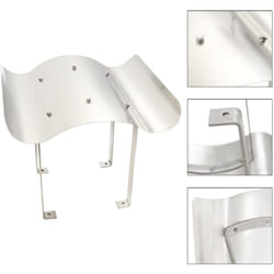 Comignolo per Canna Fumaria in Acciaio Inox Argento varie dimensioni dimensioni : 50x50x37 cm