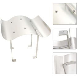 Comignolo per Canna Fumaria in Acciaio Inossidabile Argento Vidaxl 29986