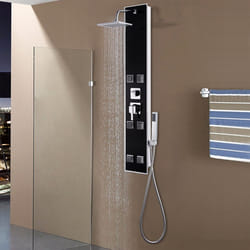 Pannello Doccia in Vetro 18x42,1x120 cm Nerocod mxl 78398