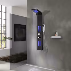 Questo sistema di pannelli doccia multifunzionali ha un design elegante e sarà un'ottima aggiunta al vostro bagno. La colonna ...