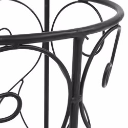 VidaXL 245932 portaombrelli Metallo Nero - Vista aggiuntiva 5