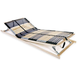 vidaXL Rete a Doghe 7 Zone senza Materasso con 42 Doghe 80x200 cm