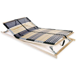 Rete a Doghe 7 Zone, Letto per adulti con 42 Doghe 120x200 cm Vidaxl 7497