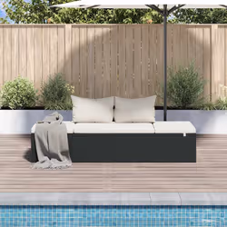 VidaXL 43953 letto per esterni Nero, Crema, Bianco - Vista aggiuntiva 7