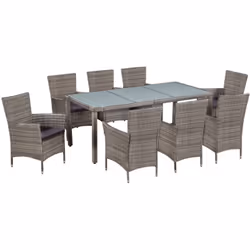 Il nostro comodo set da pranzo in rattan è una perfetta combinazione di stile e funzionalità e diventerà il punto focale del  ...