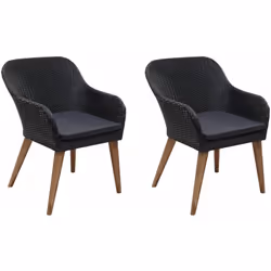 Il nostro set di comode poltrone in polyrattan è una perfetta combinazione di stile e funzionalità. Il set diventerà il punto ...
