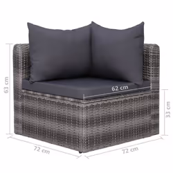 VidaXL 44157 set mobili da esterno - Vista aggiuntiva 8