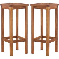 Vidaxl - Sgabelli da Bar 2 pz in Legno Massello di Acacia
