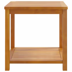 vidaXL Tavolino in Legno Massello di Acacia 45x45x45 cm - Vista aggiuntiva 3