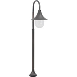 Lampione da Giardino E27 120 cm in Alluminio Bronzo Vidaxl 32760