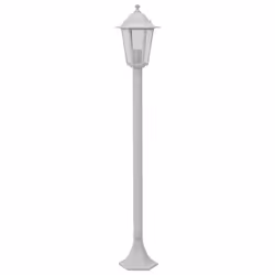 Lampioni da Giardino 6 pz E27 110 cm in Alluminio Biancocod mxl 106973 - Vista aggiuntiva 3