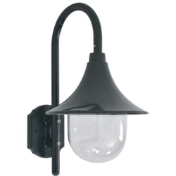 Lampada da Parete da Giardino E27 42 cm Alluminio Verde Scuro Vidaxl 73261
