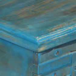 VidaXL 246479 scatola di conservazione Legno di mango Blu - Vista aggiuntiva 7
