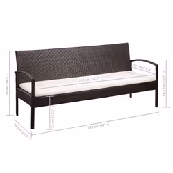 VidaXL 44184 set mobili da esterno - Vista aggiuntiva 6