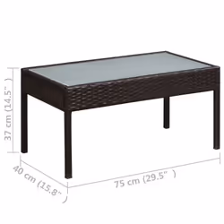VidaXL 44184 set mobili da esterno - Vista aggiuntiva 8