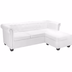 Il nostro divano chesterfield combina comfort e raffinatezza con il suo design classico e sarà un ottimo complemento a qualsi ...