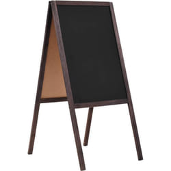 Lavagna Bifacciale con Cavalletto in Legno di Cedro vari dimensioni dimensioni : 40x60 cm