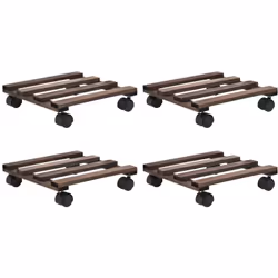 Le nostre pedane con ruote, in legno di cedro, sono adatte per spostare vasi da giardino o piante in vaso. Realizzati in legn ...