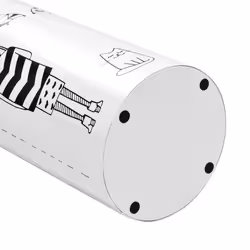 VidaXL 246801 portaombrelli Acciaio Bianco - Vista aggiuntiva 4