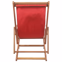 VidaXL 43995 sedia da esterno Terrazzo Seduta imbottita Poliestere Rosso - Vista aggiuntiva 4