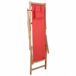 VidaXL 43995 sedia da esterno Terrazzo Seduta imbottita Poliestere Rosso - Vista aggiuntiva 6