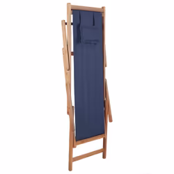 VidaXL 43996 sedia da esterno Terrazzo Seduta imbottita Poliestere Blu - Vista aggiuntiva 6