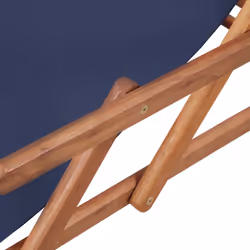 VidaXL 43996 sedia da esterno Terrazzo Seduta imbottita Poliestere Blu - Vista aggiuntiva 8