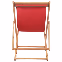 VidaXL 43999 sedia da esterno Terrazzo Seduta imbottita Poliestere Rosso - Vista aggiuntiva 4