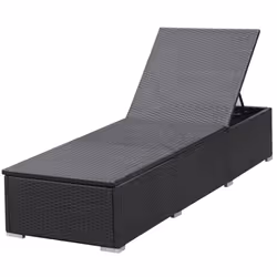 VidaXL 44404 sedia da esterno Salone Seduta imbottita Rattan sintetico, Acciaio Nero, Crema, Bianco - Vista aggiuntiva 7