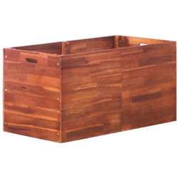 Vidaxl - Fioriera a Letto Rialzato da Giardino in Legno di Acacia con fondo aperto vari dimensioni dimensioni : 100x50x50 cm