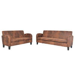 VidaXL 275226 divano 3 seduta(e) Marrone