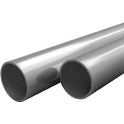 Tubi in Acciaio Inossidabile Rotondi 2 pz V2A 2m Ø42x1,8mm Vidaxl