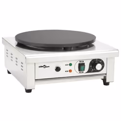 vidaXL Piastra Elettrica per Crepes con Vassoio Estraibile 40 cm 3000 W - Vista aggiuntiva 2