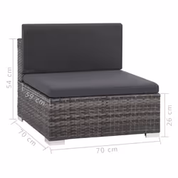 VidaXL 44424 set mobili da esterno - Vista aggiuntiva 8