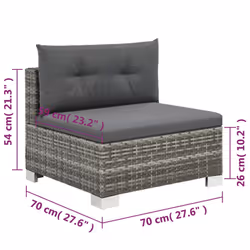 VidaXL 44426 set mobili da esterno - Vista aggiuntiva 8