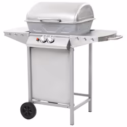 VidaXL 44274 barbecue per l'aperto e bistecchiera Grill Carrello Gas Argento 5500 W